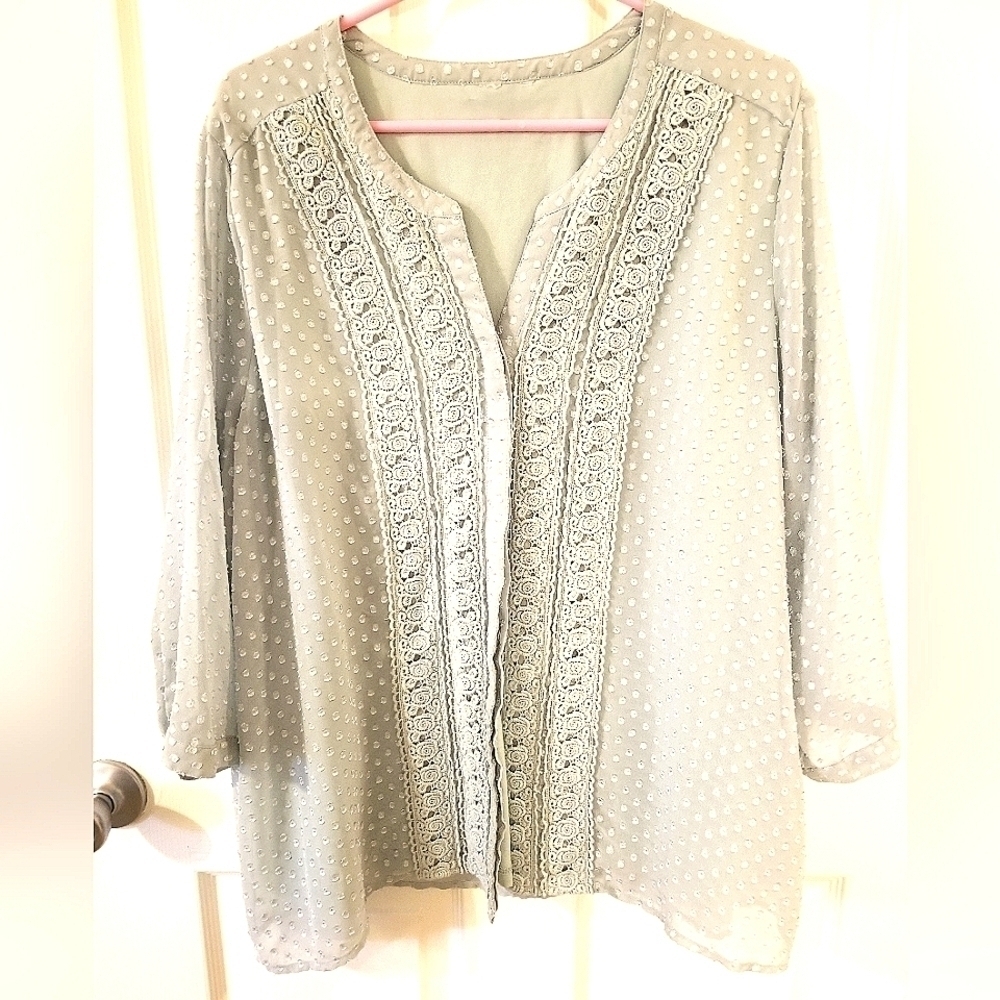 Light Green Women's Top